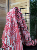 Oriental Hammam Towel Hand-loomed Red