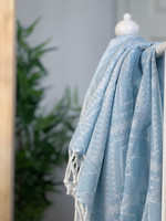 Hamam Handduk Oriental Baby Blue Handvävda