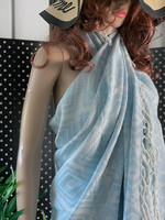 Hamam Handduk Oriental Baby Blue Handvävda