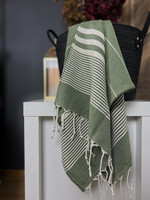 Hamam handduk Små Aegean Khaki