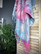 Hamam-pyyhe Vohveli Batiikki Aqua Pink 180 x 95, 100% puuvillaa