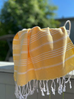 Hand/Face Hammam Towel Sultan Premium Warm Yellow