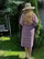 Hammam Bathrobe Sultan Plum L,XL