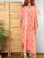Hamam-klänning Oriental Orange Maxi