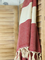 Hammam Towel Diamond Red