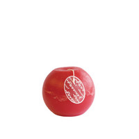 Finnmari - Pallokynttilä, punainen 10 cm