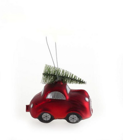 Joulukoriste - Punainen auto