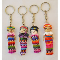 Guatemalaiset Huolinuket, Avaimenperä - Worry Dolls