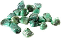 Emerald - Vihreä berylli, rumpuhiottu