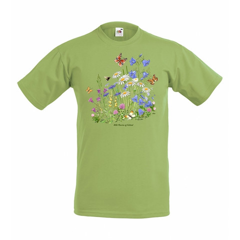 Niitty ja perhoset t-paita