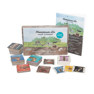 Maanpinnan alla -muisti- ja tietopeli