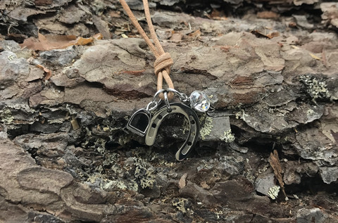 Menden horseshoe -necklace