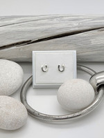 Sterling silver earrings horseshoe 7 x 6mm