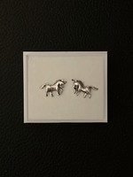 Sterling silver earrings, unicorn horse