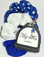 FIN scrunchie 2-pack + lucky charm