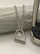 Believe -stirrup necklace 45cm chrystal