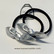 Arctic -leather hair bobble small, 2 pcs silver