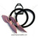 Arctic -leather hair bobble small, 2 pcs light pink