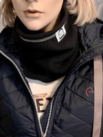 Tube Scarf My oWn saddle, 100% cotton, black with bling bling