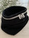 Tube Scarf My oWn saddle, 100% cotton, black with bling bling