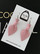Arctic -leather earrings small, light pink