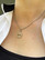 Horsebit -necklace 45cm, silver