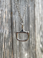 Horsebit -necklace 45cm, silver