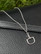 Horsebit -necklace 45cm, silver