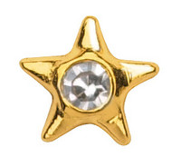 Hammaskoru- Tähti timantilla, keltakulta