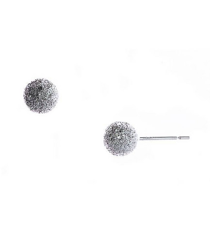 Silver Bar- Diam pallo 8mm, hopeakorvakorut 