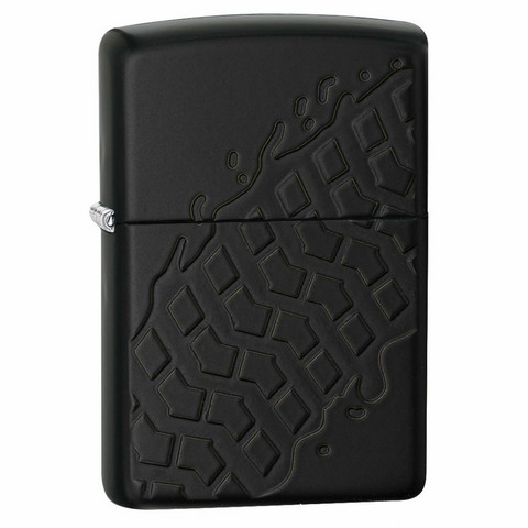 Zippo- sytytin, 28966 - Armor musta matta renkaan jäljet