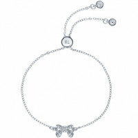 Ted Baker- Carsaa Crystal Petite Bow Drawstring Bracelet -rannekoru