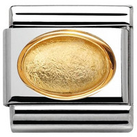 Nomination Italy- Classic gold, Gold Rock Crystal Charm
