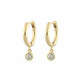 Snö of Sweden- Thursday Short Pendant Earring, korvakorut
