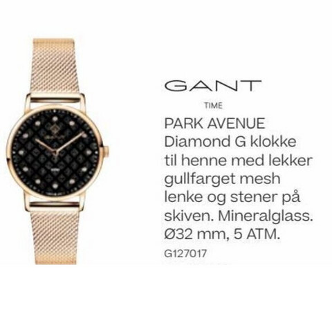 GANT- Park Avenue, naisten kello