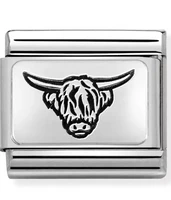 Nomination Italy- Classic, Silvershine HIGHLAND COW