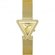 GUESS- Acciaio Mesh Gold Dorato Swarovski, naisten rannekello