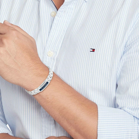 Tommy Hilfiger- Rannekoru, logolla. ICONIC STRIPES