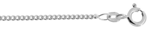 Korutuote Oy- Panssariketju, hopea platinum-plated 45cm