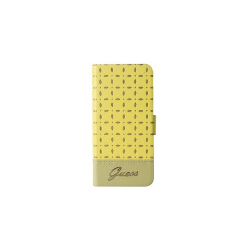 Guess- Gianina Slim Booklet Case Galaxy S4 - Yellow