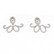 Silver Bar- Half flower, korvakorut hopeaa