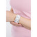 GUESS- Chelsea Cuff Nahka Valkoinen, naisten kello