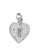 Silver Bar- Keyhole heart , hopeakorvakorut. USEITA VÄREJÄ!