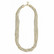 Snö of Sweden- Charlize neck 45cm. Gold/White