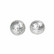 Silver Bar- Glitteripallo 6mm., hopeakorvakorut