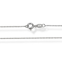 Korutuote Oy- Hopeaketju 45cm Beads Diamond palloketju
