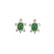 Silver Bar- Green turtleo, hopeakorvakorut