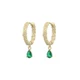 Snö of Sweden- London ring pendant Earring, korvakorut