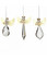 Villeroy & Boch- Winter Collage Accessoires 3kpl joulukoriste