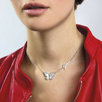 GUESS-  Kaulakoru. Teräs. Love Butterfly